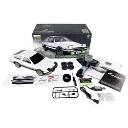 Amewi AE86 Sprinter Trueno Scale Drift bílá komutátorový 1:18 RC model auta elektrický silniční model zadní 2WD (4x2) RtR 2,4 GHz vč. akumulátorů a kabelu k