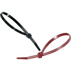 HellermannTyton 111-01625, T40R PA66W BK 100, stahovací pásky, 4 mm, 175 mm, černá, odolná vůči povětrnostním vlivům, 100 ks