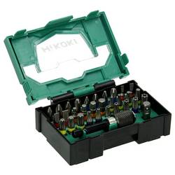 HiKOKI 40030019 sada bitů, profil T, plochý, křížový PH, křížový PZ, šestiúhelník, 1/4