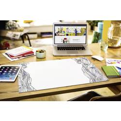 Sigel Adult Coloring HO580 psací podložka čisté černá/bílá (š x v) 59.5 cm x 41 cm