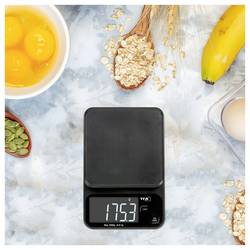 TFA Dostmann COOKIE digitální kuchyňská váha digitální digitální, s odměrnou mísou Max. váživost=5000 g černá 130 x 195 x 29