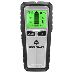TOOLCRAFT detektor BT-3216725 Druh materiálu kabely vedoucí napětí, neželezných kovů, dřeva, železných kovů