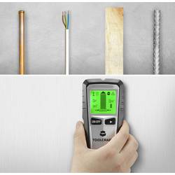 TOOLCRAFT detektor BT-3216725 Druh materiálu kabely vedoucí napětí, neželezných kovů, dřeva, železných kovů