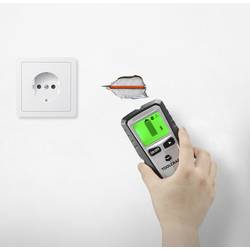 TOOLCRAFT detektor BT-3216725 Druh materiálu kabely vedoucí napětí, neželezných kovů, dřeva, železných kovů