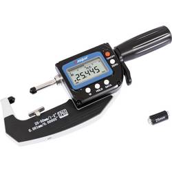 Dasqua 4105-0010 Digitální tloušťkoměr (d x š) 180 mm x 68 mm s digitálním displejem 50 mm Odečet: 0.001 mm