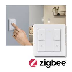 50134 SH ZB Wandtaster Doppelwippe On/Off/Dimm Paulmann Home bezdrátový spínač bílá