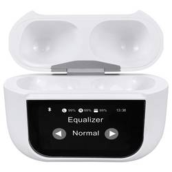 Music Man BT-X72 Headset do uší (In Ear) Bluetooth® stereo bílá Potlačení hluku Indikátor nabití, headset, Nabíjecí pouzdro, regulace hlasitosti, dotykové