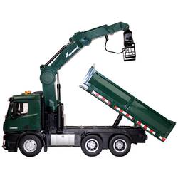 Amewi 22568 Arocs Kranwagen 1:14 elektrický RC model nákladního automobilu RtR vč. akumulátorů a kabelu k nabíjení, se zvukovou funkcí, se světelným efektem