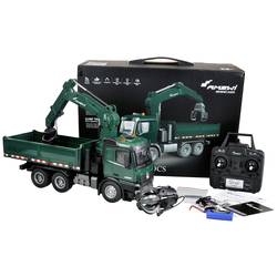Amewi 22568 Arocs Kranwagen 1:14 elektrický RC model nákladního automobilu RtR vč. akumulátorů a kabelu k nabíjení, se zvukovou funkcí, se světelným efektem