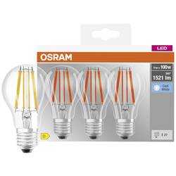 OSRAM HOMELIGHTING 4058075592391 LED Energetická třída (EEK2021) D (A - G) E27 klasická žárovka 11 W = 100 W neutrální bílá (Ø x d) 60 mm x 105 mm 3 ks