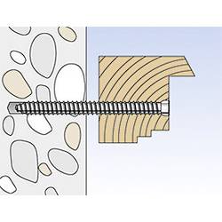 Fischer 532914 Windowframe screw 7.5 mm 132 mm ITX 100 ks
