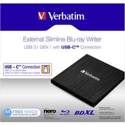 Verbatim External Slimline externí Blu-ray vypalovačka Retail černá