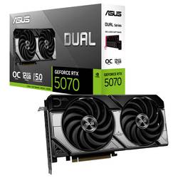 Asus grafická karta Nvidia GeForce RTX 5070 GeForce RTX 5070 12 GB GDDR7 RAM PCIe x16 HDMI™, DisplayPort přetaktovaná, Režim nulového ventilátoru , NVIDIA