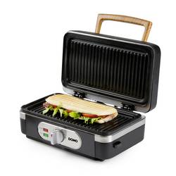 DOMO SANDWICH-WAFFEL-GRILL 3-IN-1 INKY BLACK toustovač černá