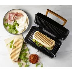 DOMO SANDWICH-WAFFEL-GRILL 3-IN-1 INKY BLACK toustovač černá