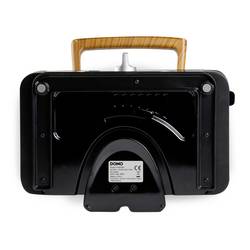 DOMO SANDWICH-WAFFEL-GRILL 3-IN-1 INKY BLACK toustovač černá