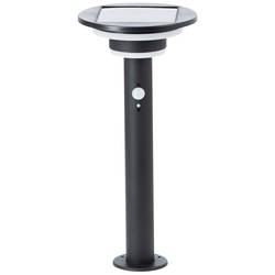 Brilliant G40406/06 Garvina venkovní solární stojanové světlo s PIR senzorem LED modul pevně vestavěné LED 3 W černá