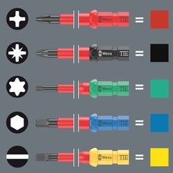 Wera Kraftform Kompakt VDE 65 i PZ 0 x 157 mm TIE pro elektrotechniky Pozidriv výměnné bity s rukojetí PZ 0