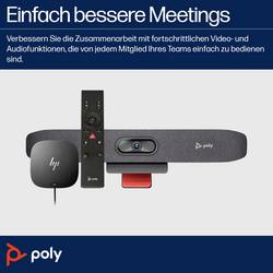HP Poly Studio R30 USB Video Bar-EURO konferenční reproduktor USB-C®, USB-A, Bluetooth, Wi-Fi 6 (IEEE 802.11 černá/bílá