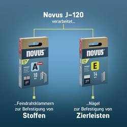 Novus Tools 031-0371 elektrická sponkovačka, Typ 53, dĺžka 6 - 14 mm