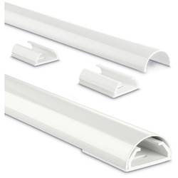 Hama Kabelová lišta hliník bílá tuhý (d x š x v) 1.1 m x 33 mm x 18 mm 1 ks 00220988