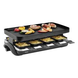 Trisa Supreme 8 raclette gril 8 pánví, nepřilnavý povlak černá