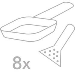 Trisa Supreme 8 raclette gril 8 pánví, nepřilnavý povlak černá