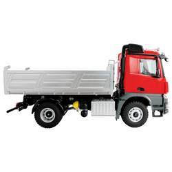 Amewi 22691 Mercedes-Benz Arocs Muldenkipper 4x4 rot 1:14 elektrický RC model nákladního automobilu RtR