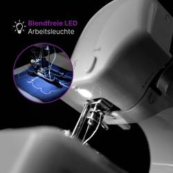 Clatronic ruční šicí stroj NM 3795 bílá, stříbrná