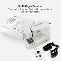 Clatronic ruční šicí stroj NM 3795 bílá, stříbrná