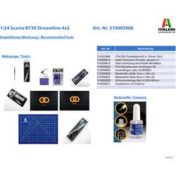 Italeri 3906 Scania R730 Streamline 4x2 model tahače, stavebnice 1:24