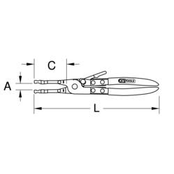 KS Tools 115.1052 kleště 1 ks
