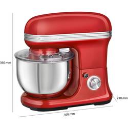 Profi Cook PC-KM 1197 rot kuchyňský robot 1200 W červená