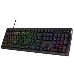 HyperX Alloy Rise Gaming GR kabelový herní klávesnice německá, QWERTZ černá s podsvícením