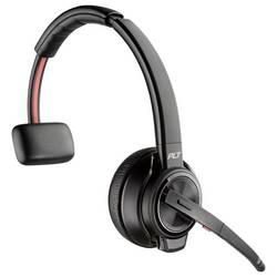 HP Poly Savi 8210-M Headset otevřená (On Ear) DECT, Bluetooth® stereo černá Potlačení hluku headset, regulace hlasitosti, Vypnutí zvuku mikrofonu, vč. nabíjecí