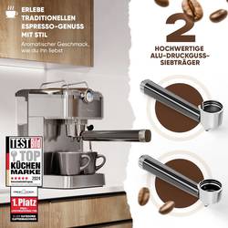 Profi Cook PC-ES/KA 1267 INOX Kávovar nerezová ocel s tryskou pro napěnění mléka