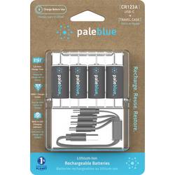 Paleblue speciální akumulátor CR 123 Li-Ion 3 V 860 mAh 4 ks