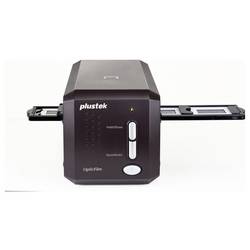 Plustek OpticFilm 8300i SE filmový skener, skener diapozitivů Funkce odstranění prachu a škrábanců: Software Infračervené dálkové ovládání, LED osvětlení