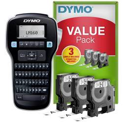 DYMO Labelmanager 160 Value Pack štítkovač vhodné pro pásky: D1 12 mm, 9 mm, 6 mm