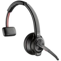 HP Poly Savi 8210 Monaural DECT Headset otevřená (On Ear) DECT mono černá regulace hlasitosti, Vypnutí zvuku mikrofonu