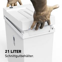 Ideal Office Shredcat 8200 skartovačka 18 listů na proužky 4 mm P-2 21 l Křížový řez kancelářské sponky, sponky do sešívačky, kreditní karty