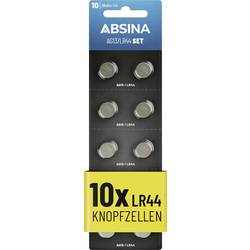 Absina knoflíkový článek AG 13 1.5 V 10 ks alkalicko-manganová