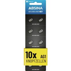 Absina knoflíkový článek 1.5 V 10 ks alkalicko-manganová