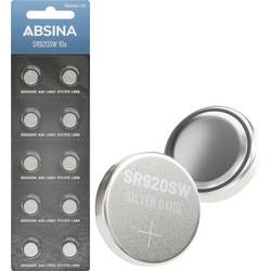 Absina knoflíkový článek 371 1.55 V 10 ks oxid stříbra