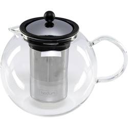 bodum ASSAM F/INOX 1.5 Liter čajovar transparentní, černá