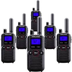 Midland 6er Set Midland BR180 Business Radio C1625.01 PMR radiostanice