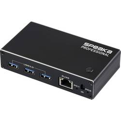 SpeaKa Professional HDMI 2.1 Slim KVM 2X1 USB3.0 +IR, Black HDMI přepínač HDMI 3840 x 2160 Pixel