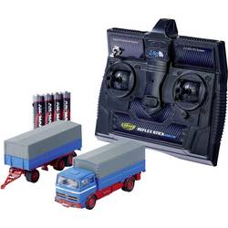 Carson Modellsport 500504157 MB 1620 Plane mit Anhänger 1:87 RC model auta elektrický kamion vč. akumulátorů, nabíječky a baterie ovladače