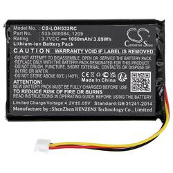 CS Cameron Sino náhradní akumulátor pro elektrické nářadí 3.7 V 1050 mAh