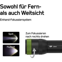 GP Discovery GPDISFLCR41BL935 LED kapesní svítilna, napájeno akumulátorem, 650 lm, 40 h, 179 g